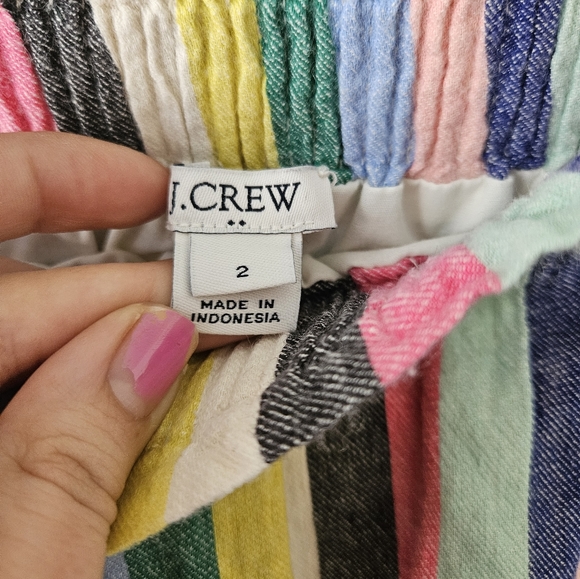 J. Crew rainbow striped skirt - Picture 5 of 6